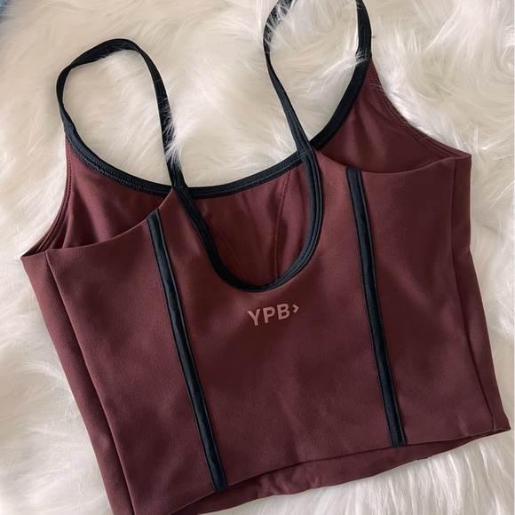 NWOT| Abercrombie XS YPB Corset Slim Scuba Neck Tank Top - Picture 3 of 5